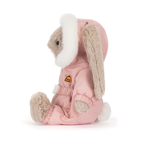 Króliczek Beżowy w Kombinezonie Zimowym 31 cm, Jellycat