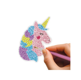 Diamentowe naklejki DIY Apli Kids - Magiczny Świat