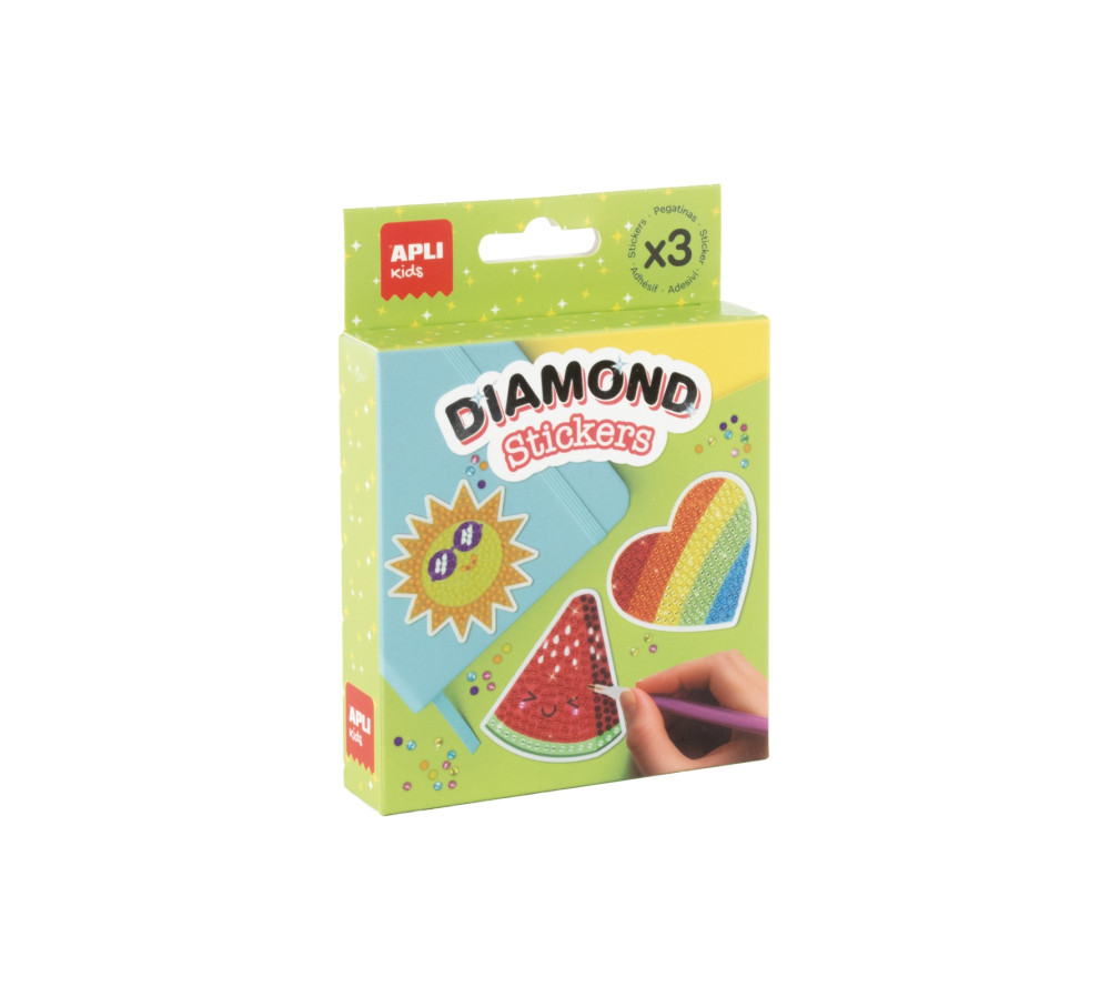 Diamentowe naklejki DIY Apli Kids - Lato