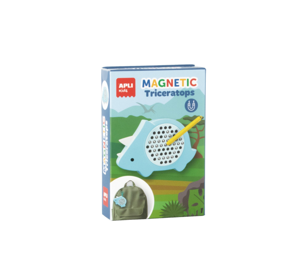 Mała tablica magnetyczna Apli Kids - Dinozaur Triceratops