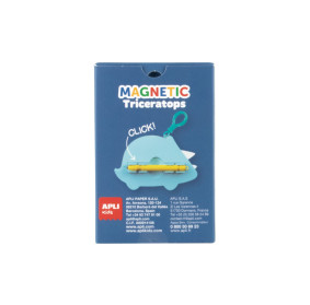 Mała tablica magnetyczna Apli Kids - Dinozaur Triceratops