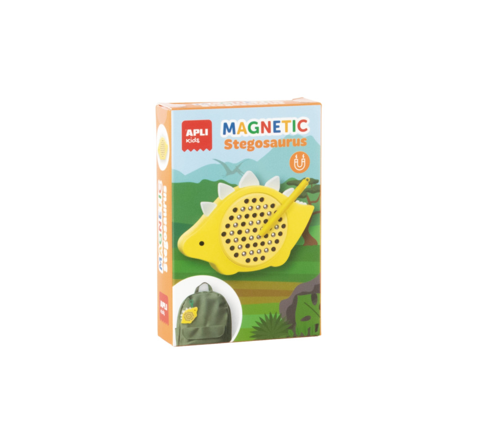 Mała tablica magnetyczna Apli Kids - Dinozaur Stegosaurus