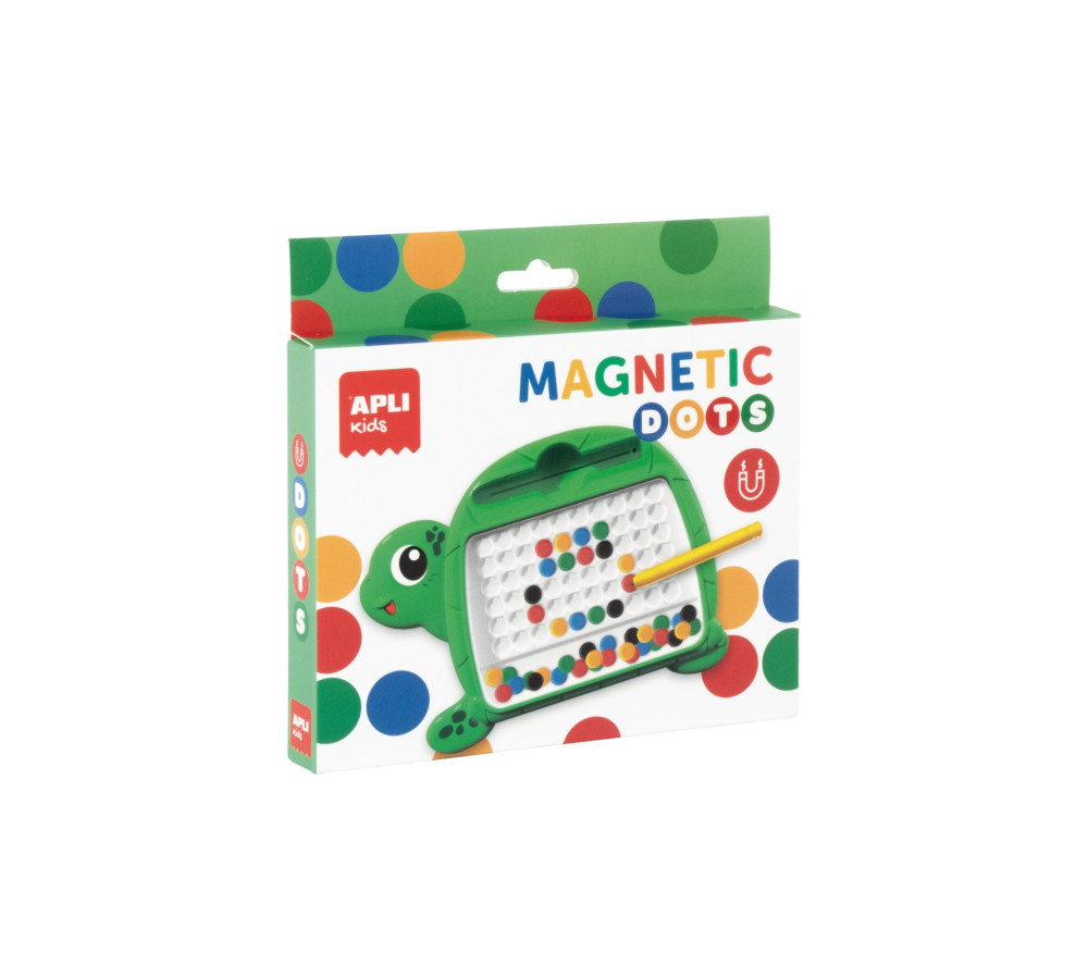 Mała tablica magnetyczna z kropkami Apli Kids żółw