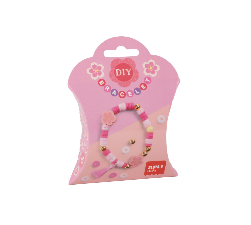 Zestaw do robienia bransoletek DIY Apli Kids - Kwiaty