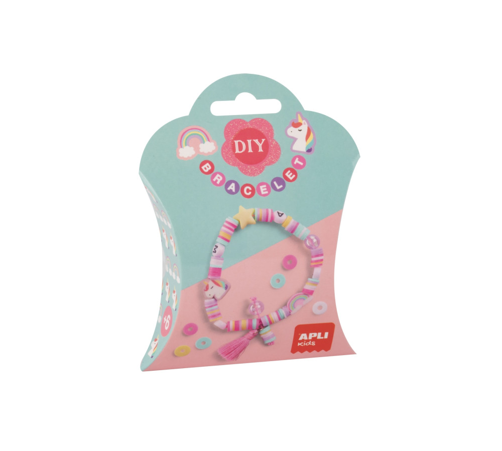 Zestaw do robienia bransoletek DIY Apli Kids - Jednorożec