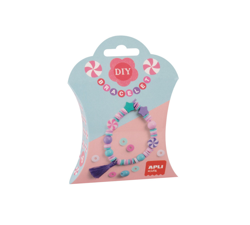 Zestaw do robienia bransoletek DIY Apli Kids - Słodycze