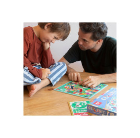 Zestaw klasycznych gier planszowych 4w1 Apli Kids