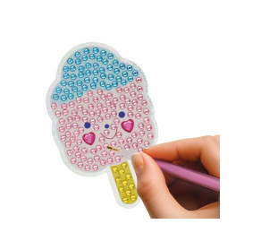 Diamentowe naklejki DIY Apli Kids - Lody