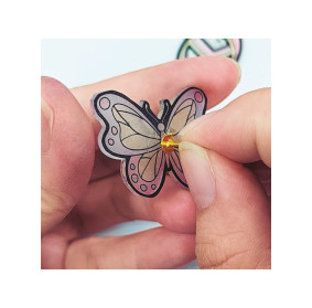 Zestaw kreatywny DIY Craft Kit Apli Kids - Przypinki 18 wzorów