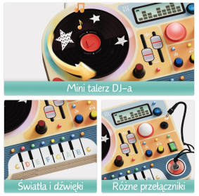 Interaktywna tablica muzyczna Mały DJ 36m+, Topbright