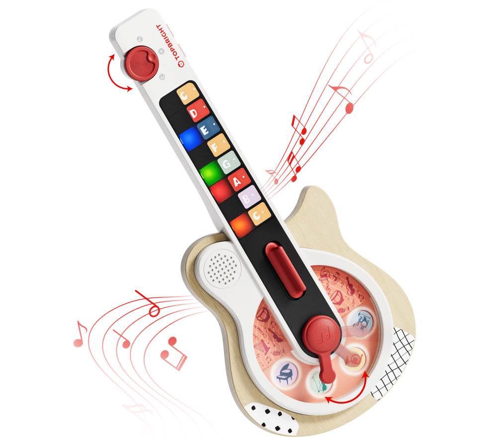 Gitara interaktywna dla dzieci 18m+, Topbright