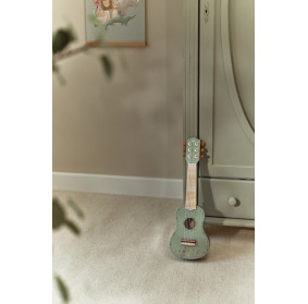 Little Dutch Drewniana gitara zielona Safari Friends FSC