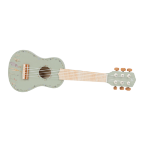 Little Dutch Drewniana gitara zielona Safari Friends FSC