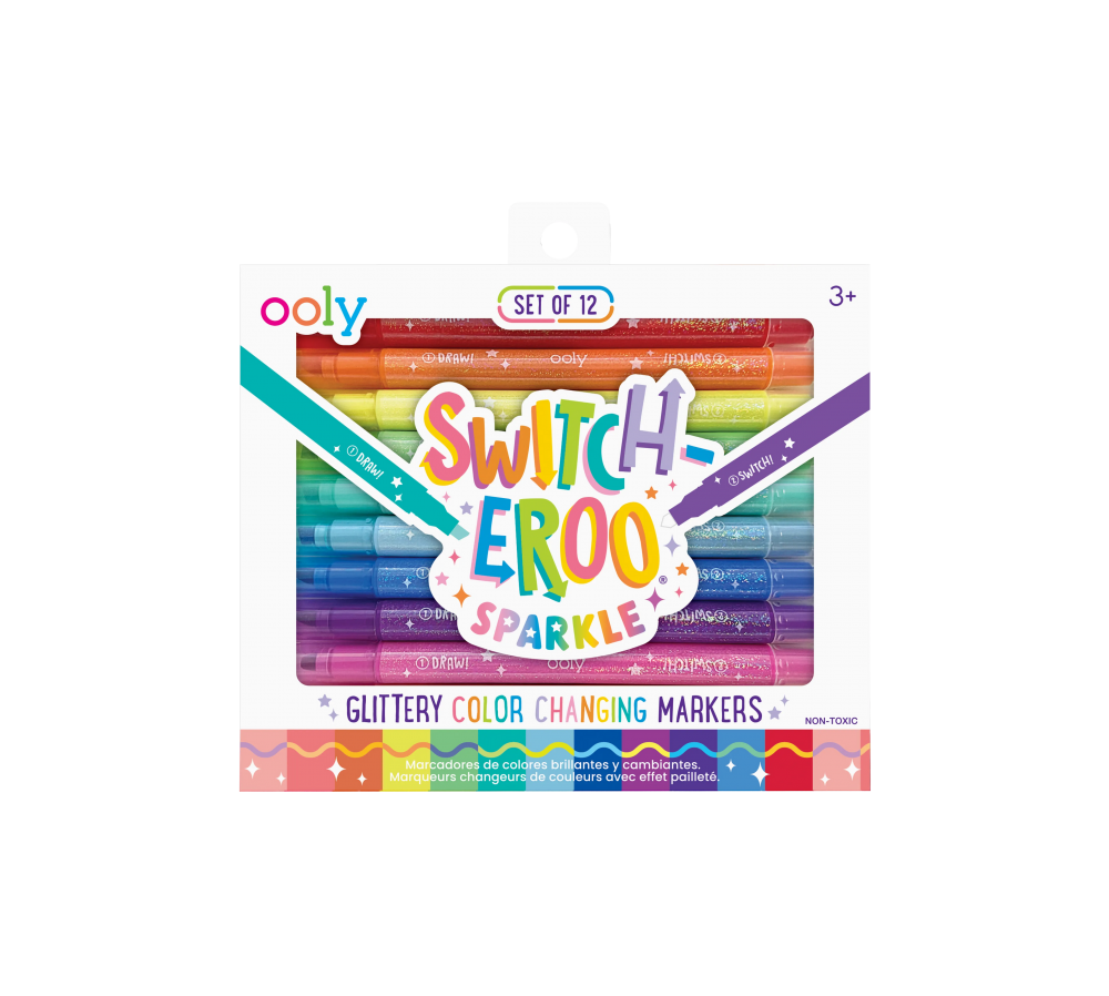 Flamastry Zmieniające Kolor, Brokatowe, Switch-Eroo Sparkle