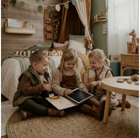 Tablet Graficzny z kartami pracy do rysowania - KidBook - Safari Kidlupe, Kidinex