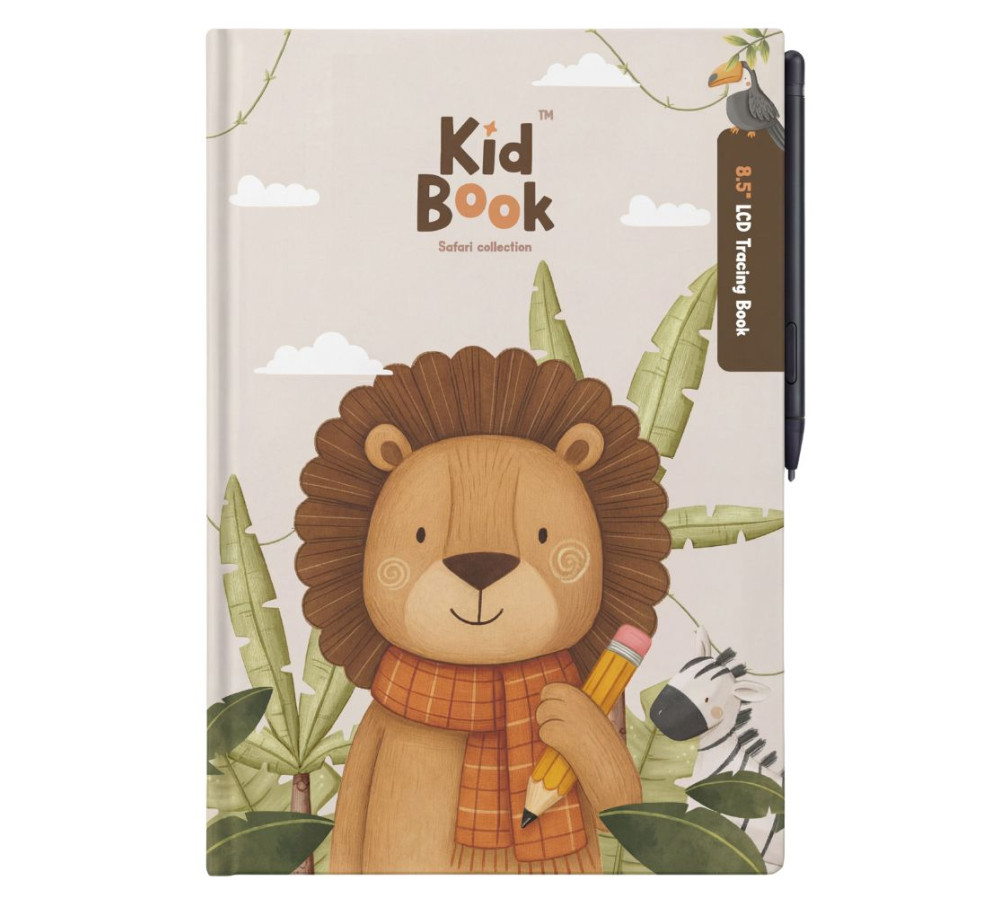 Tablet Graficzny z kartami pracy do rysowania - KidBook - Safari Kidlupe, Kidinex