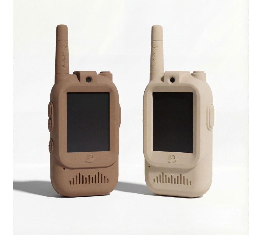 Video Walkie Talkie Beige&Brown Kidlupe, Kidinex