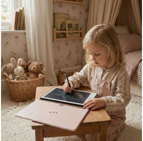 Tablet Graficzny z kartami pracy do rysowania - KidBook - Rabbit Kidlupe, Kidinex