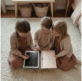 Tablet Graficzny z kartami pracy do rysowania - KidBook - Rabbit Kidlupe, Kidinex