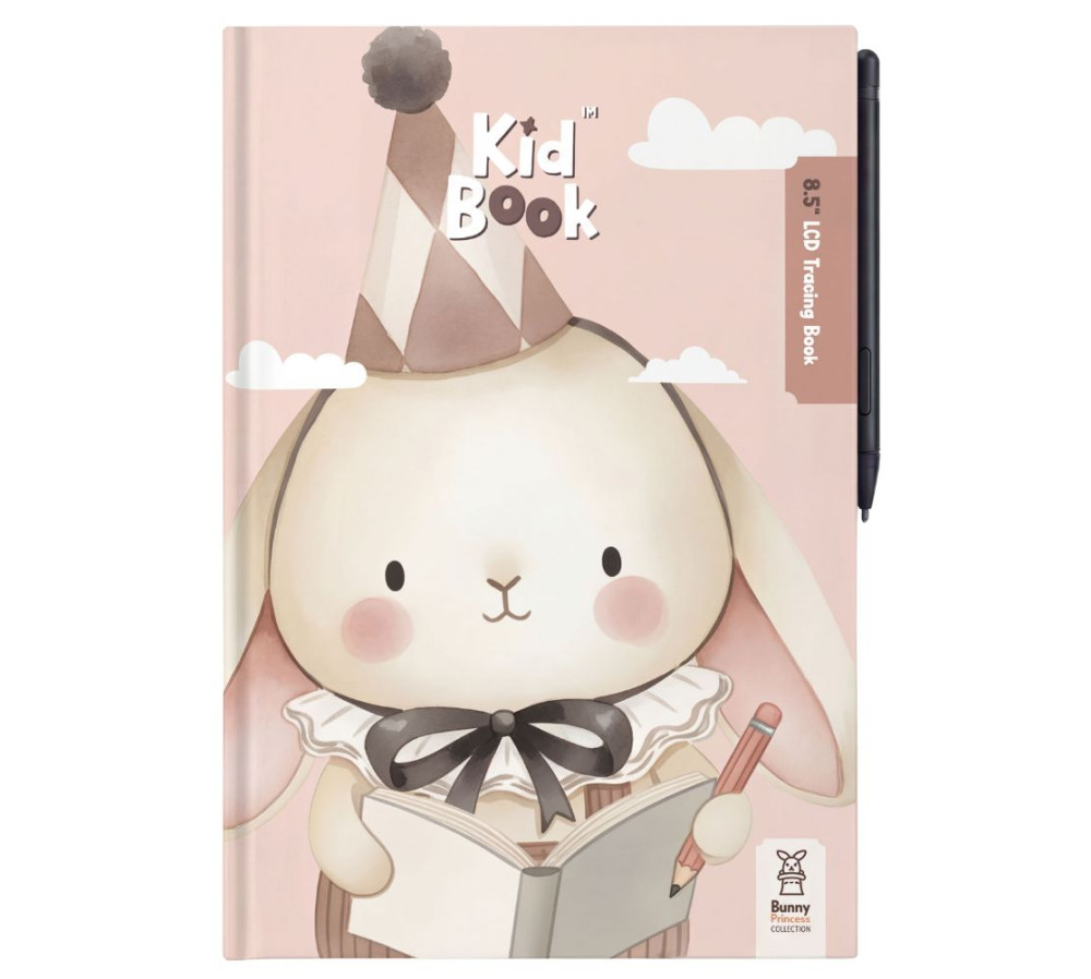 Tablet Graficzny z kartami pracy do rysowania - KidBook - Rabbit Kidlupe, Kidinex