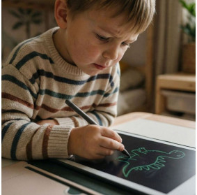Tablet Graficzny z kartami pracy do rysowania - KidBook - Dino Kidlupe, Kidinex