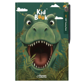 Tablet Graficzny z kartami pracy do rysowania - KidBook - Dino Kidlupe, Kidinex