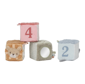 Little Dutch 4 miękkie kostki aktywizujące Safari Friends GRS