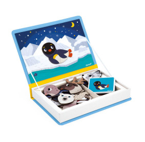 Janod Magnetyczna układanka Zwierzęta polarne Magnetibook 3-8 lat