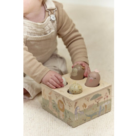 Little Dutch Drewniana zabawka pop-up Safari Friends FSC