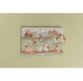 Little Dutch Puzzle dźwiękowe Little Farm FSC LD7140