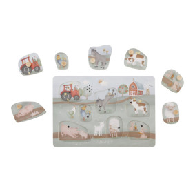 Little Dutch Puzzle dźwiękowe Little Farm FSC LD7140