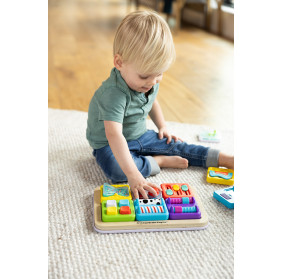 PlayTab Sensoryczny Kwadrat. Klepsydra FAT BRAIN TOY FA488-32