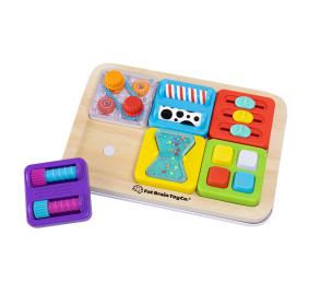 PlayTab Sensoryczny Kwadrat. Suwaki FAT BRAIN TOY CO FA488-36