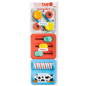 PlayTab Sensoryczne Kwadraty. Zestaw 6 z Gąsienicą FAT BRAIN TOY CO FA488-38