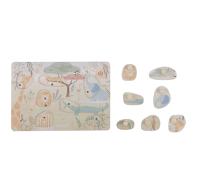Little Dutch Puzzle dźwiękowe Safari Friends FSC LD7440