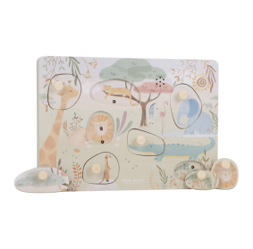 Little Dutch Puzzle dźwiękowe Safari Friends FSC LD7440
