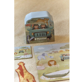 Little Dutch Puzzle XL Safari Friends FSC LD7450