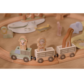 Little Dutch Pociąg z torami Safari Friends FSC LD7451