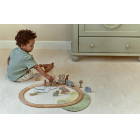 Little Dutch Pociąg z torami Safari Friends FSC LD7451