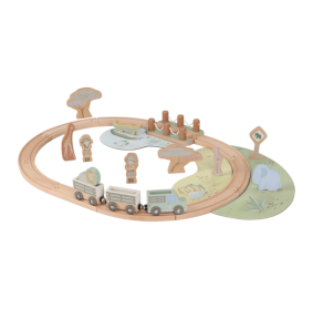 Little Dutch Pociąg z torami Safari Friends FSC LD7451