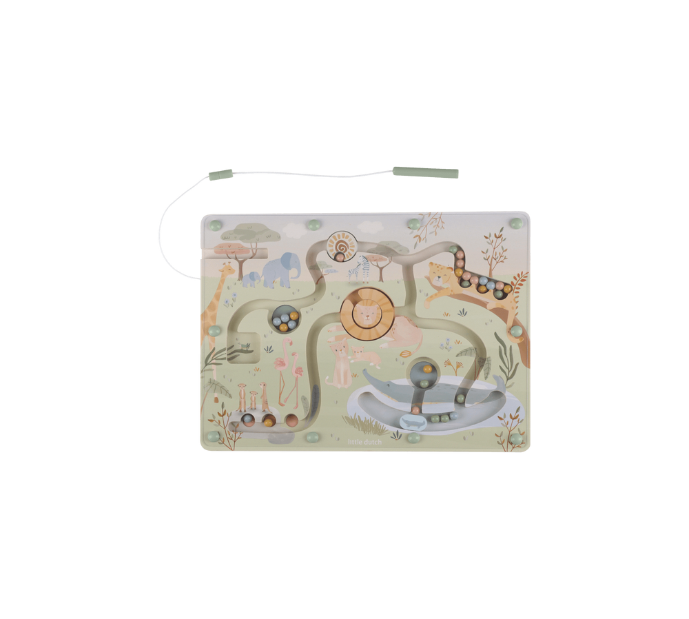 Little Dutch Labirynt magnetyczny Safari Friends FSC LD7464