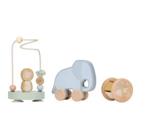 Little Dutch Drewniany zestaw prezentowy Safari Friends FSC LD7456