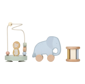 Little Dutch Drewniany zestaw prezentowy Safari Friends FSC LD7456