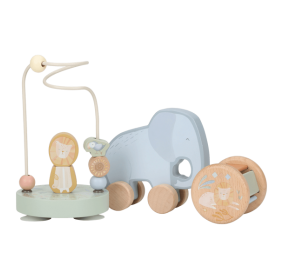 Little Dutch Drewniany zestaw prezentowy Safari Friends FSC LD7456