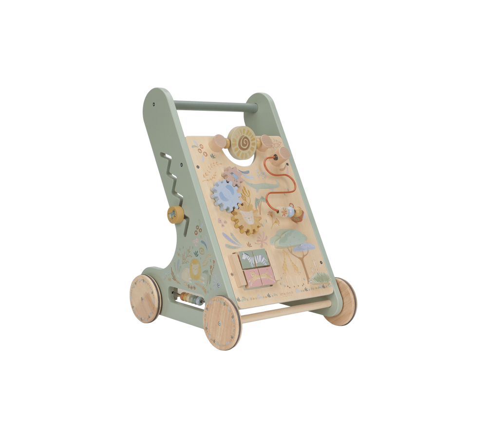 Little Dutch Drewniany chodzik edukacyjny Safari Friends FSC LD7432