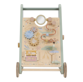 Little Dutch Drewniany chodzik edukacyjny Safari Friends FSC LD7432