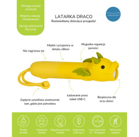 Latarka Smok DRACO, Rabbit & Friends