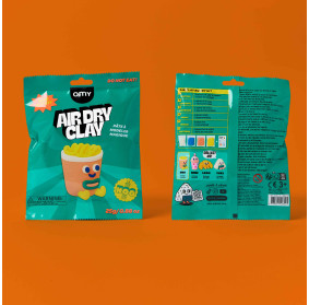 AIR CLAY – ZESTAW KREATYWNY Z MASĄ SAMOUTWARDZALNĄ – NOO OMY