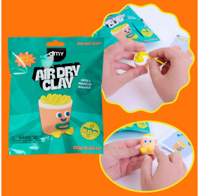 AIR CLAY – ZESTAW KREATYWNY Z MASĄ SAMOUTWARDZALNĄ – NOO OMY