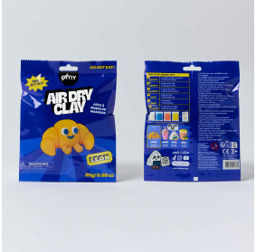 AIR CLAY – ZESTAW KREATYWNY Z MASĄ SAMOUTWARDZALNĄ – LEON OMY